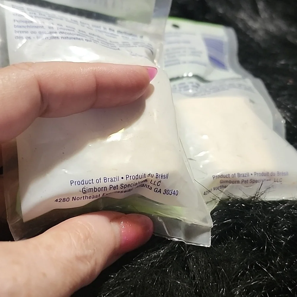 Krunchies Rabbit Gnaw Bone. New In Pkgs. You Get 2 Packages.